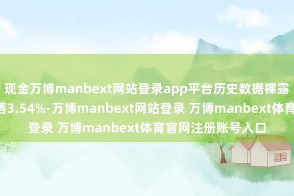 现金万博manbext网站登录app平台历史数据裸露该基金近1个月下落3.54%-万博manbext网站登录 万博manbext体育官网注册账号入口