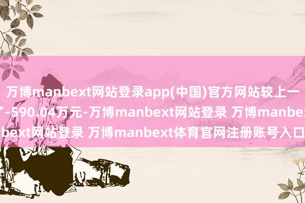 万博manbext网站登录app(中国)官方网站较上一期规模1.04亿元变化了-590.04万元-万博manbext网站登录 万博manbext体育官网注册账号入口