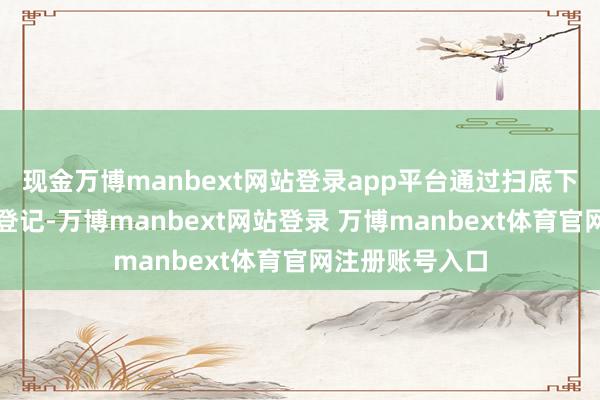 现金万博manbext网站登录app平台通过扫底下的二维码进行登记-万博manbext网站登录 万博manbext体育官网注册账号入口